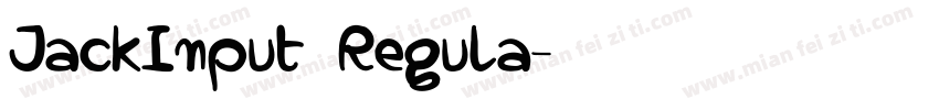 JackInput Regula字体转换